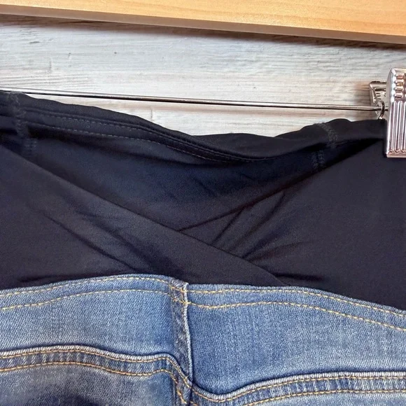 Isabel Maternity by Ingrid & Isabel Light Blue Distressed Ankle Jeans - Picture 11 of 16